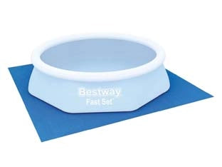 TAPPETO DI SOTTOFONDO QUADRO PER PISCINE FAST SET  cm.335x335, Kg.0,975 (art.58001)    BESTWAY
