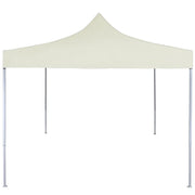 Gazebo | Pergolato Professionale Pieghevole 2x2 m in Acciaio Crema