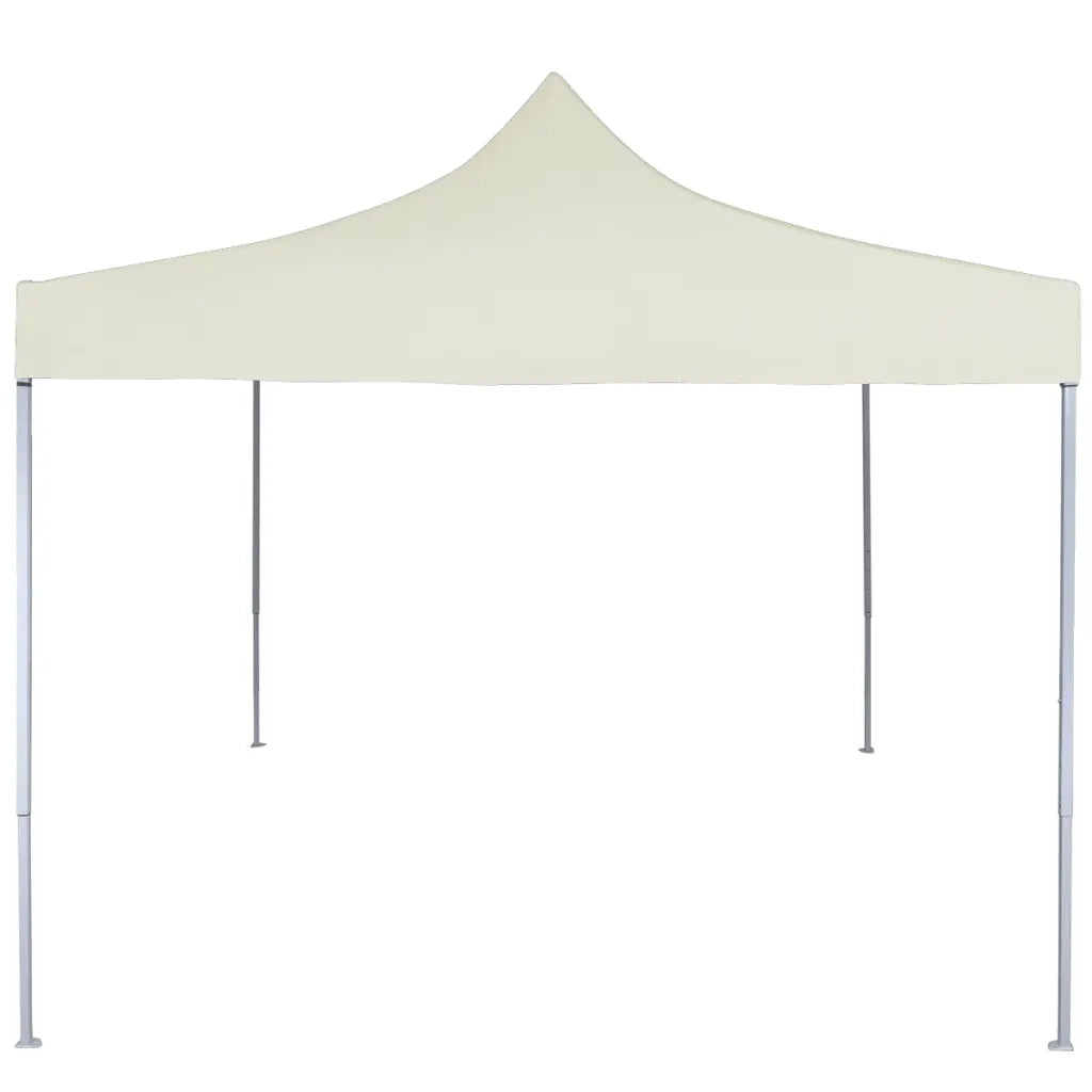 Gazebo | Pergolato Professionale Pieghevole 2x2 m in Acciaio Crema
