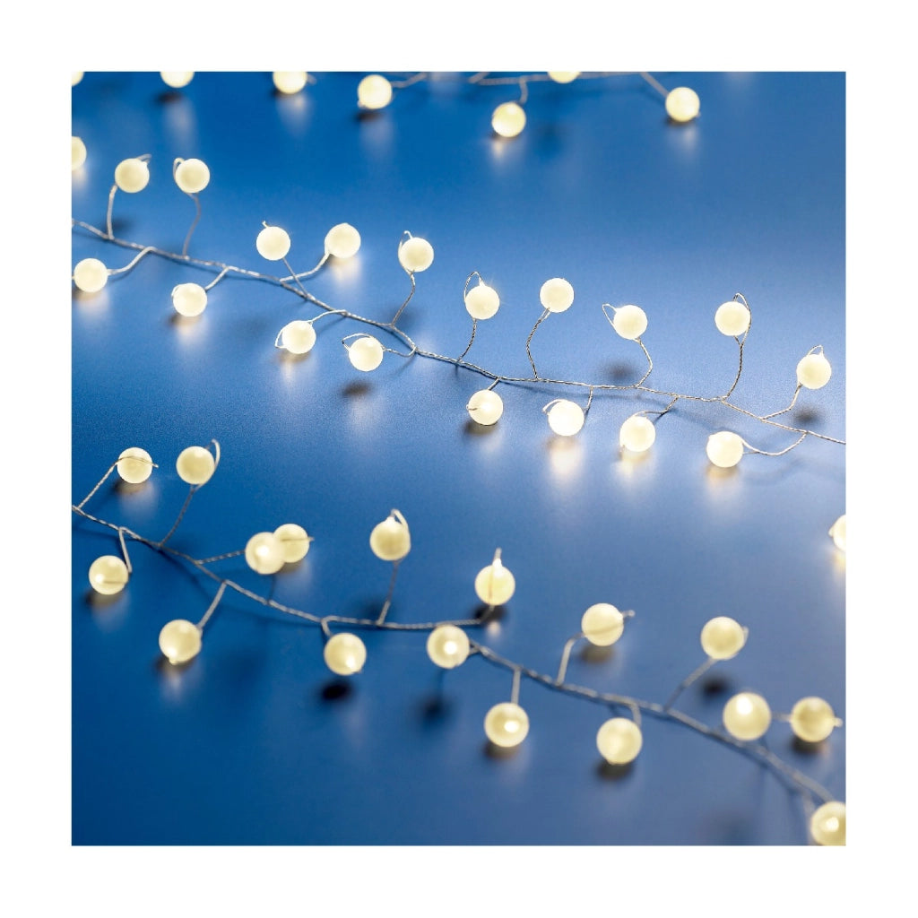 Micro LED bianco/rosso ass 150cm 80L