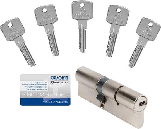 Cilindro a slot 40-50 mm con 5 chiavi per A6 - Massima norma di sicurezza