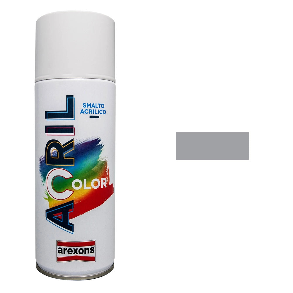 Smalto Spray Acricolor Vernice Acrilica per Metallo Legno Muro Interno Esterno Colore: Trasparente Lucido