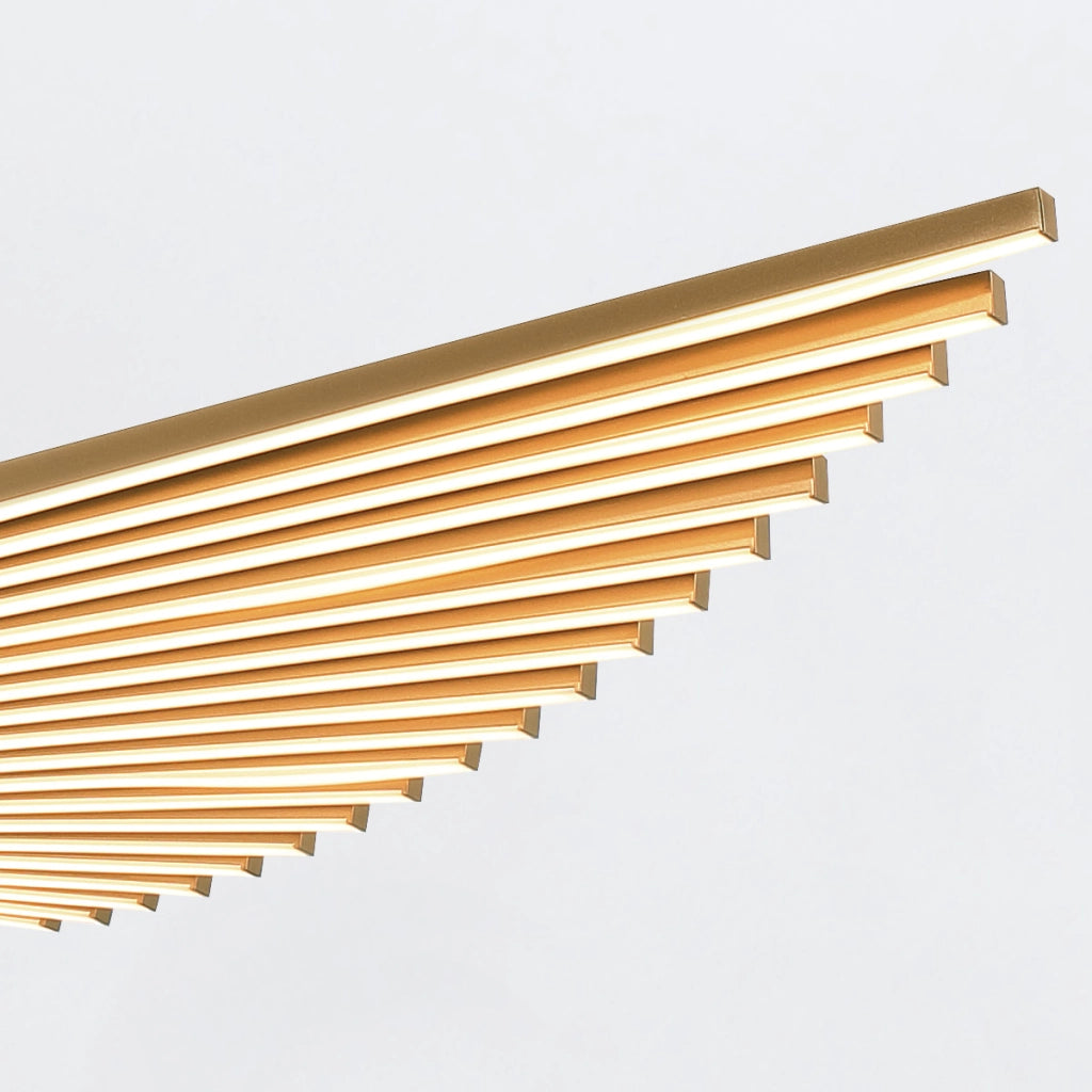 Lampadario LED Seraph Quintiesse oro spazzolato 57W
