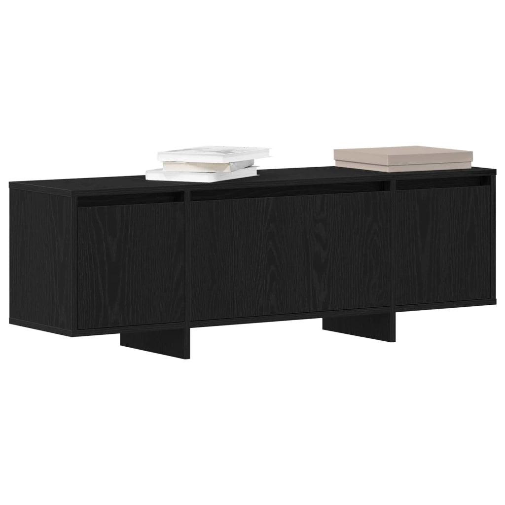 Mobile TV Rovere Nero 120 x 30 x 40,5 cm Legno multistrato 862709