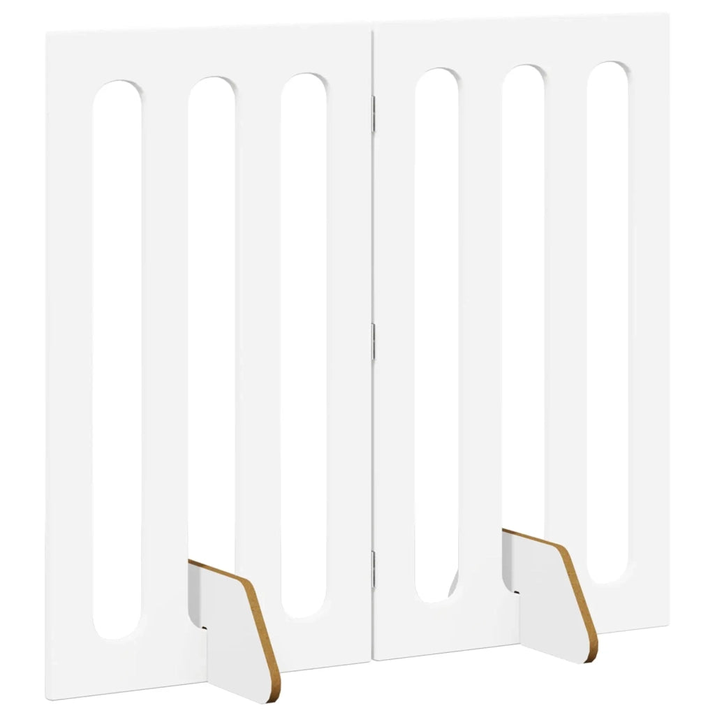 Recinto pieghevole per animali 2 pz Bianco 100,5 x 38 x 90 cm CFW5603414