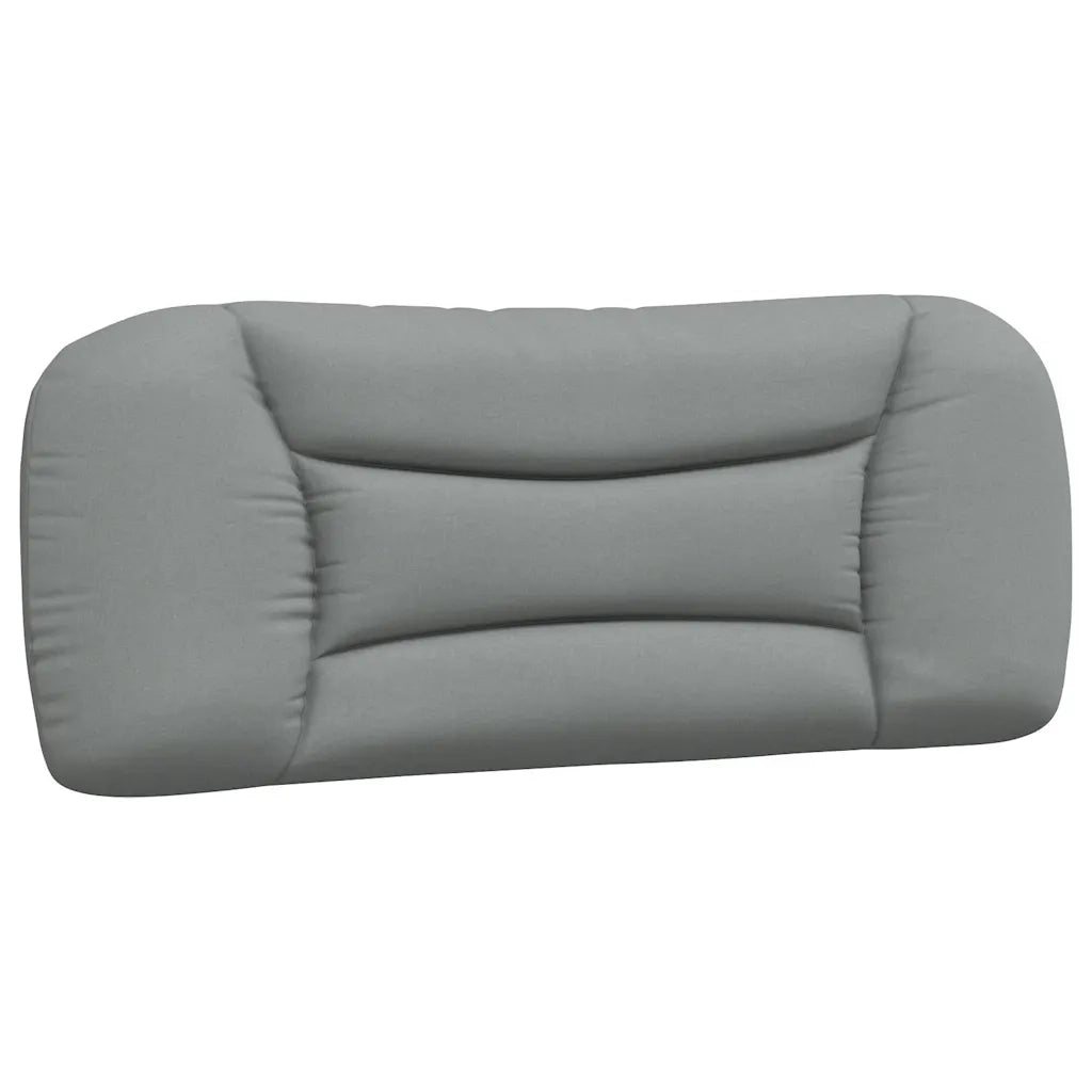 Letto singolo | Letto per adulti | Giroletto senza Materasso Hvar Grigio Chiaro 100x200 cm Tessuto