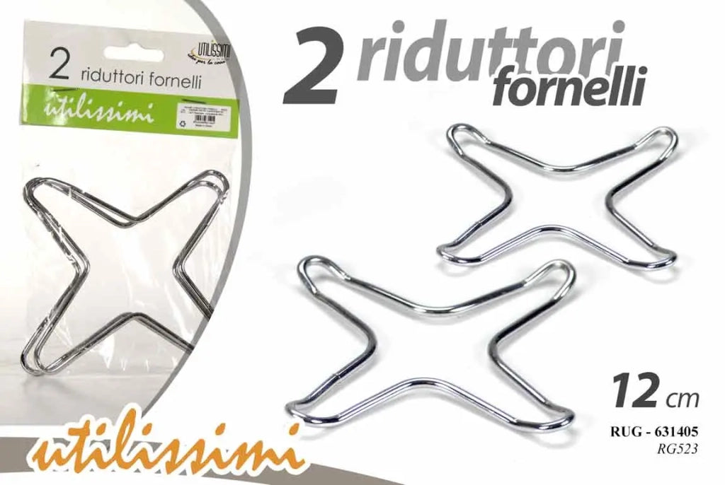 Set 2 riduttori per fornello 12 cm