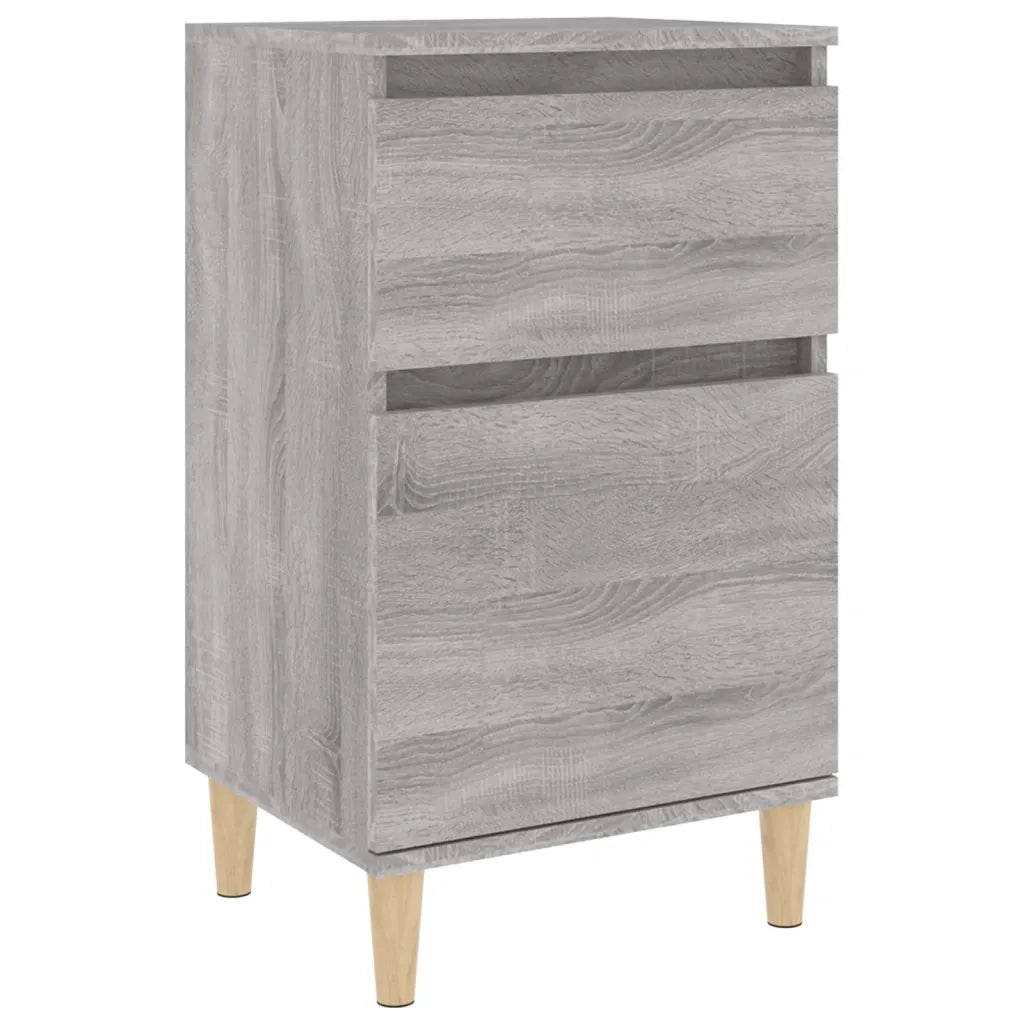 Comodino Grigio Sonoma 40x35x70 cm 819704