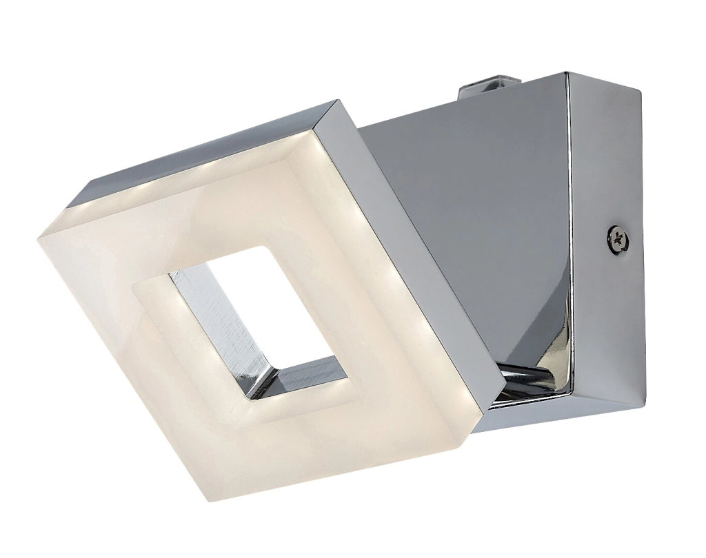 Applique bagno specchio cromata quadrata LED 5W IP44 Rabalux