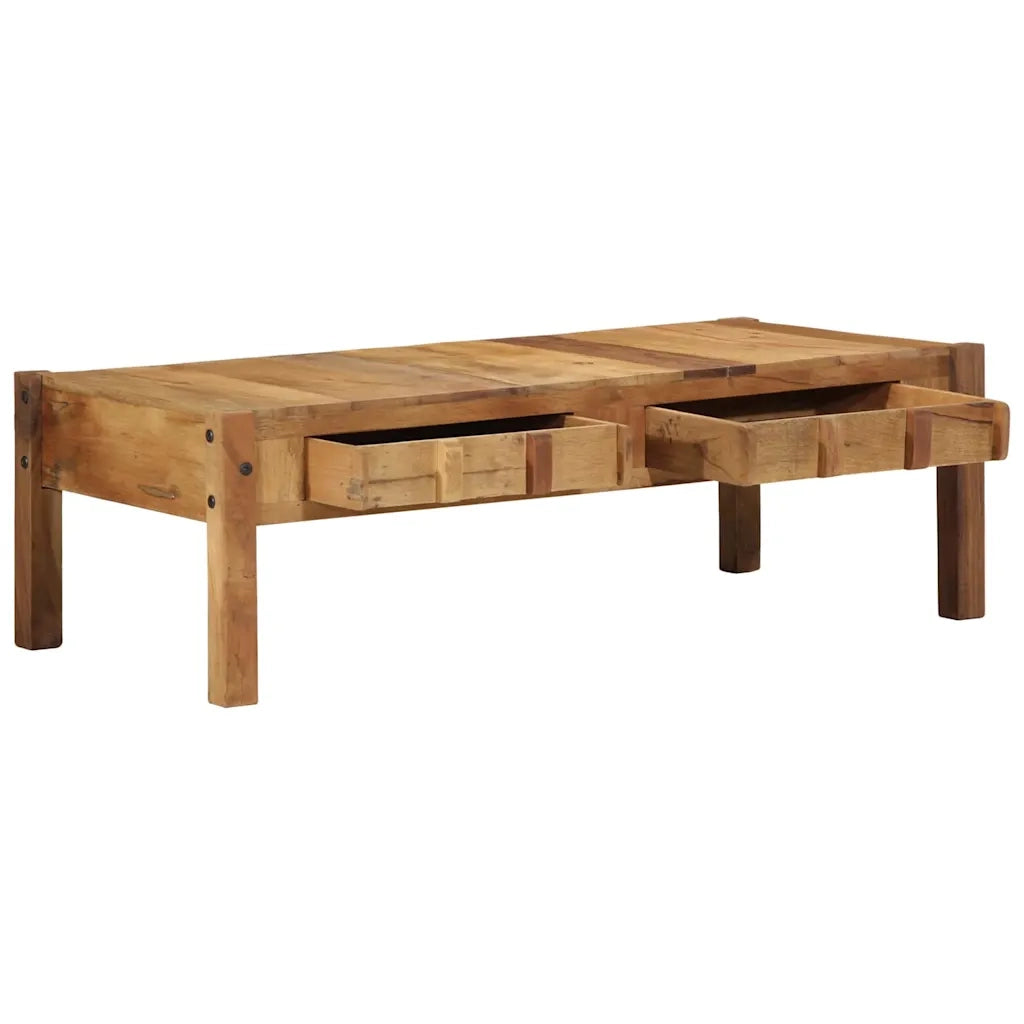 Tavolino da salotto | Tavolino da caff¨¨ | Tavolino da Soggiorno con cassetto Marrone 110 x 54 x 35 cm