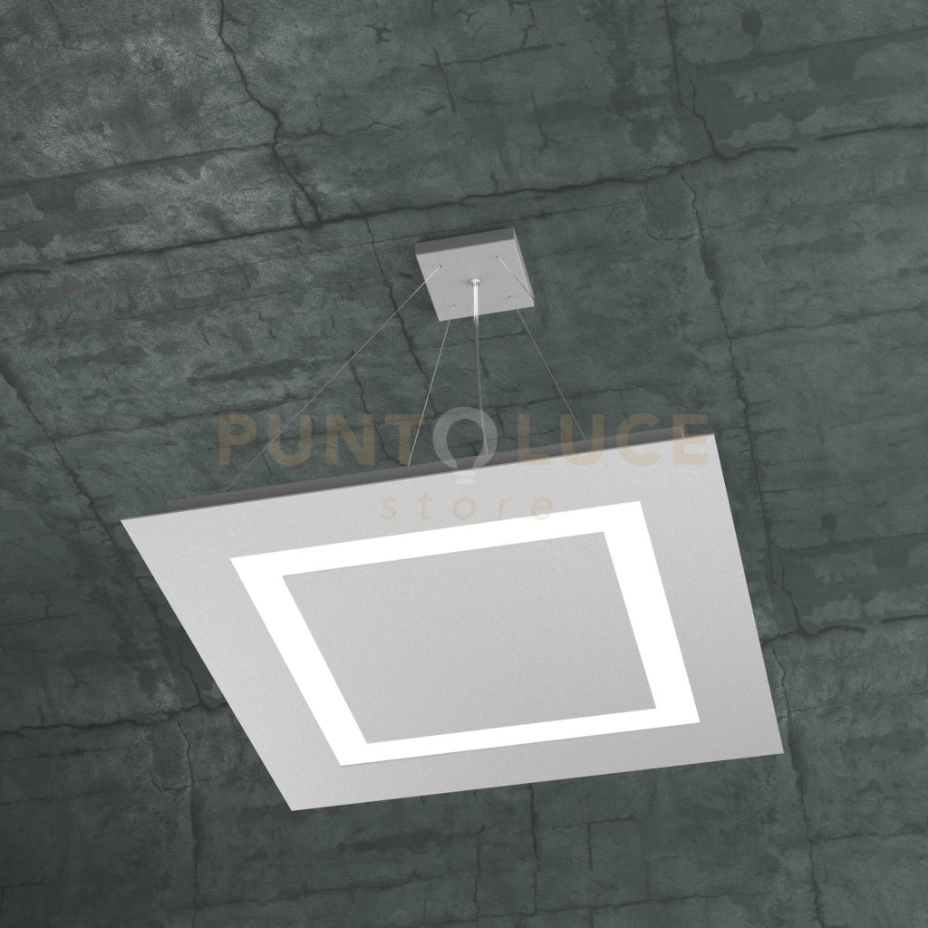 CARPET SOSPENSIONE 60X60 4 LUCI GRIGIO 1137-S60-GR