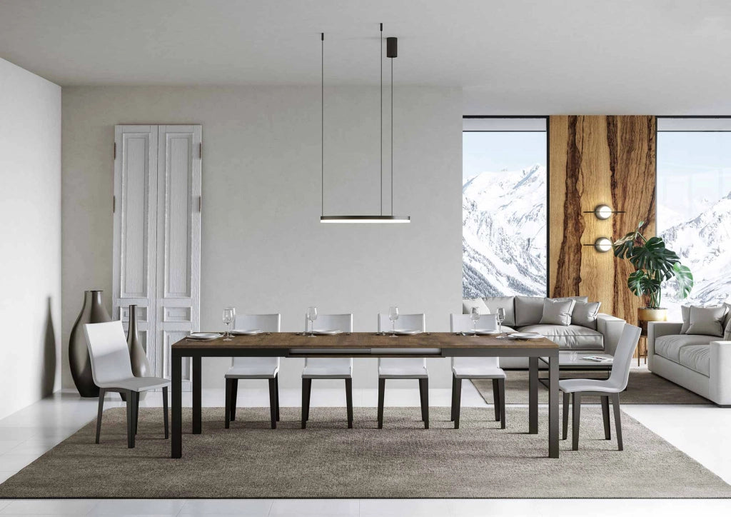 Tavolo Allungabile 120-380x90x77 cm Everyday Evolution Noce