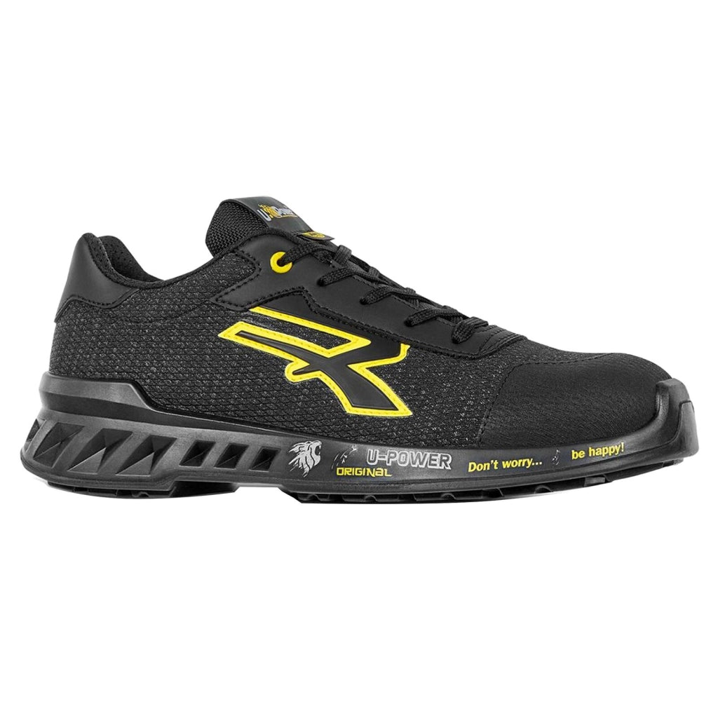 U-Power RV20036 Frank S ESD Scarpe Antinfortunistiche S1P SRC Tomaia Nylon Puntale Alluminio Taglia 42 colore Nero