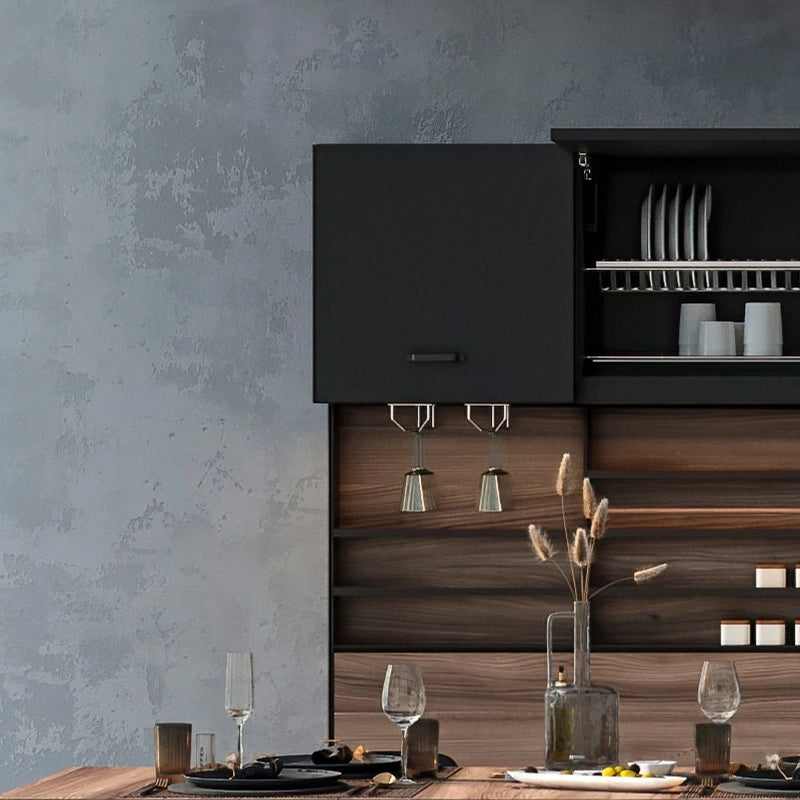 Kit di contenitori per cassetti da cucina con base Recycle altezza 216 mm, 1x12 lt, 2x6 lt, modulo 600 mm, Grigio antr..