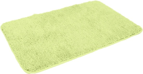 Pavimento da bagno a microfibra kiwi, 70x120 cm