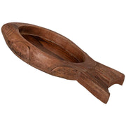 Vassoio in legno marrone 26x4x12h cm