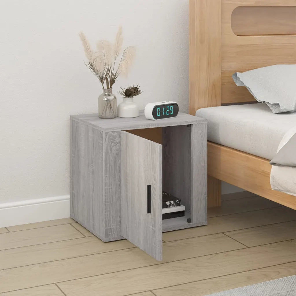 Comodino Grigio Sonoma 50x39x47 cm 816700