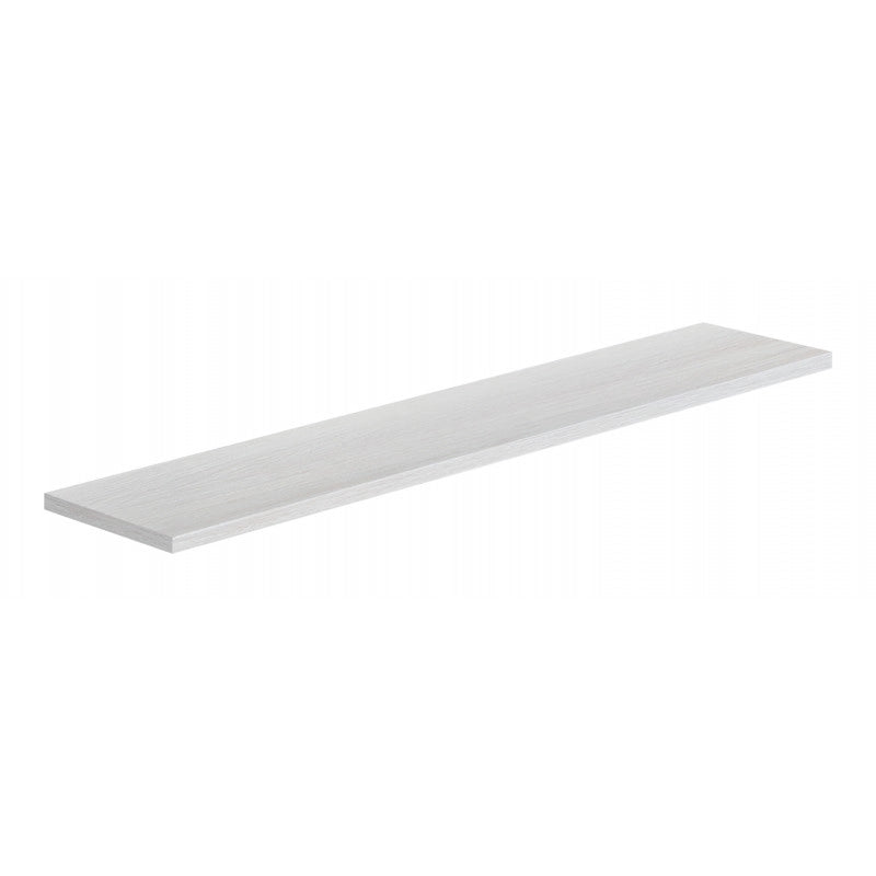 Mensola da Muro, Scaffale Legno, Mensola da Parete, Rovere Sbiancato, 76x15,5x1,8 cm - Smart