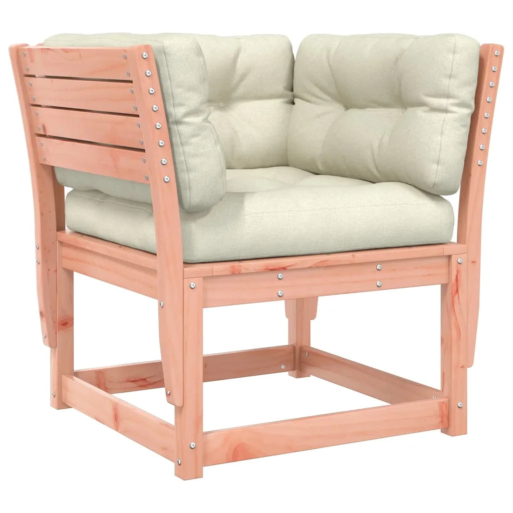 Divano Giardino Braccioli con Cuscini Legno Massello di Douglas 844697