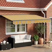Cornice per Tenda Manuale con LED 3 x 2,5 m 3420811