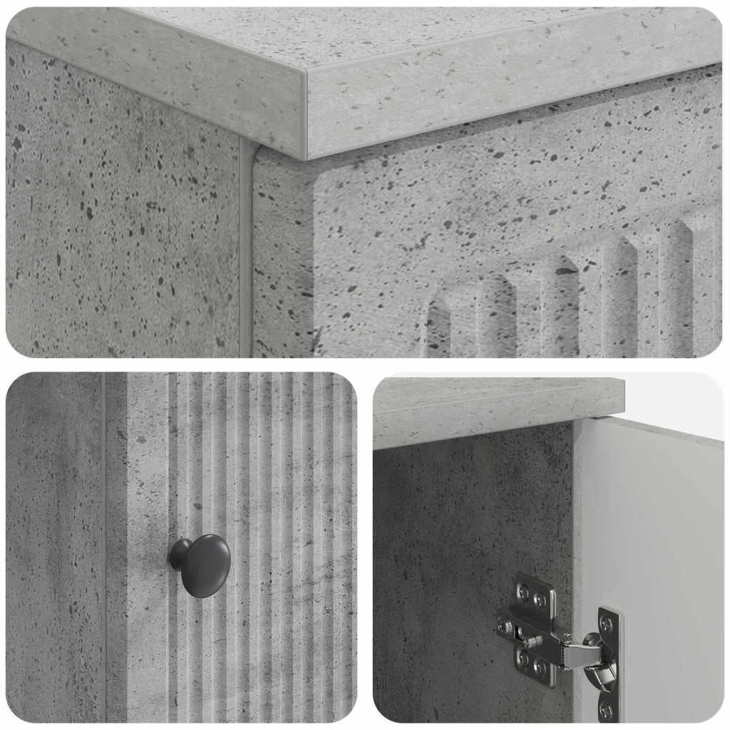 Scrivania Grigio Cemento Legno ingegnerizzato 3414570