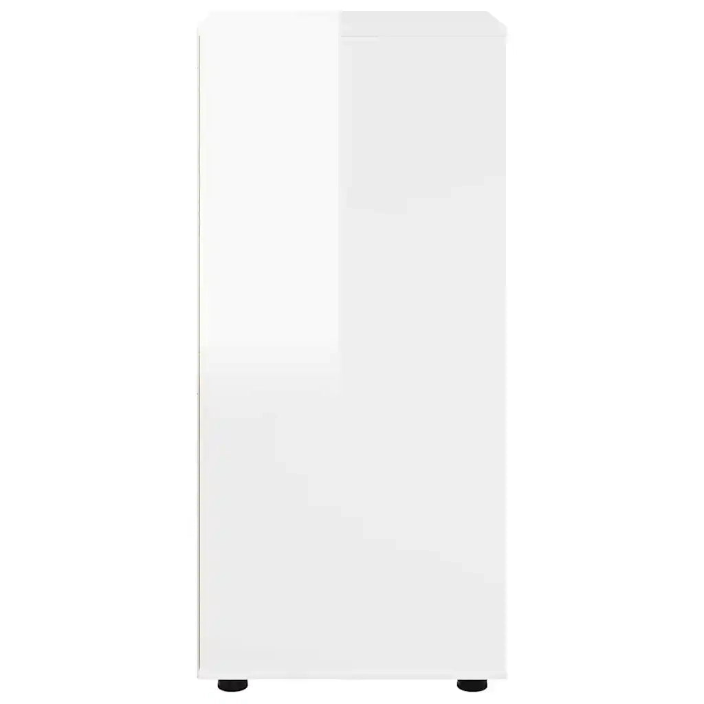 Armadio Bianco Lucido 40 x 48 x 105 cm Legno multistrato 888901
