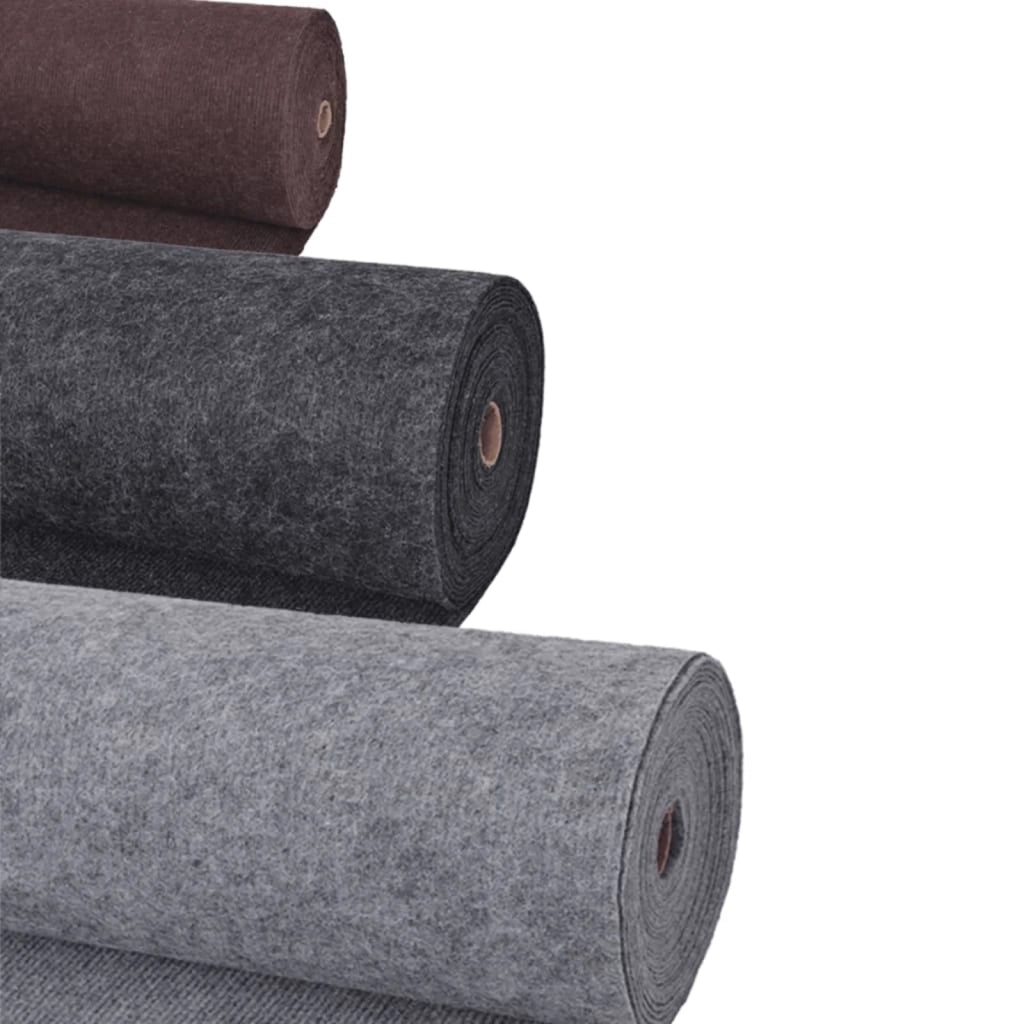 Tappeto Tinta unita Rosso 1,2 x 12 m Poliestere 331344