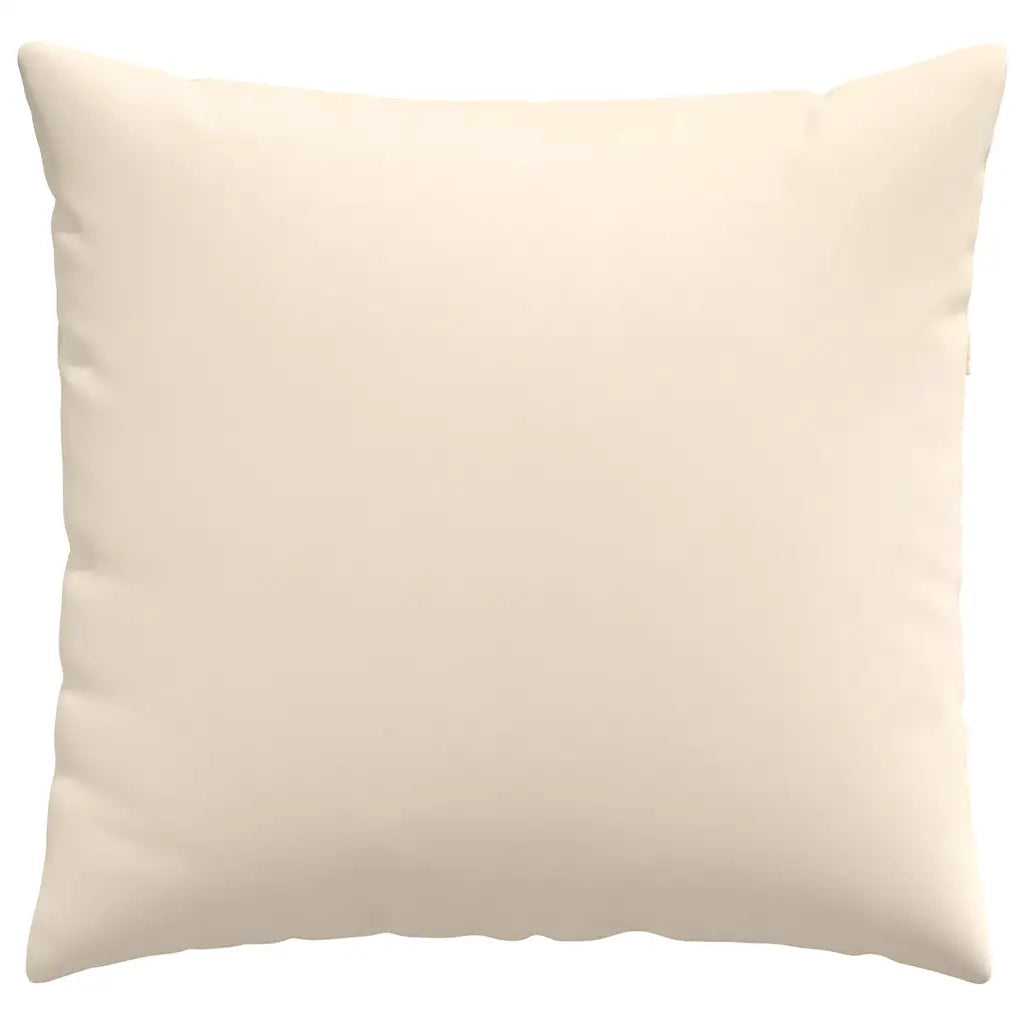 Cuscini da Divano 2 pz | Cuscini per sedie Beige 50 x 50 cm Tessuto