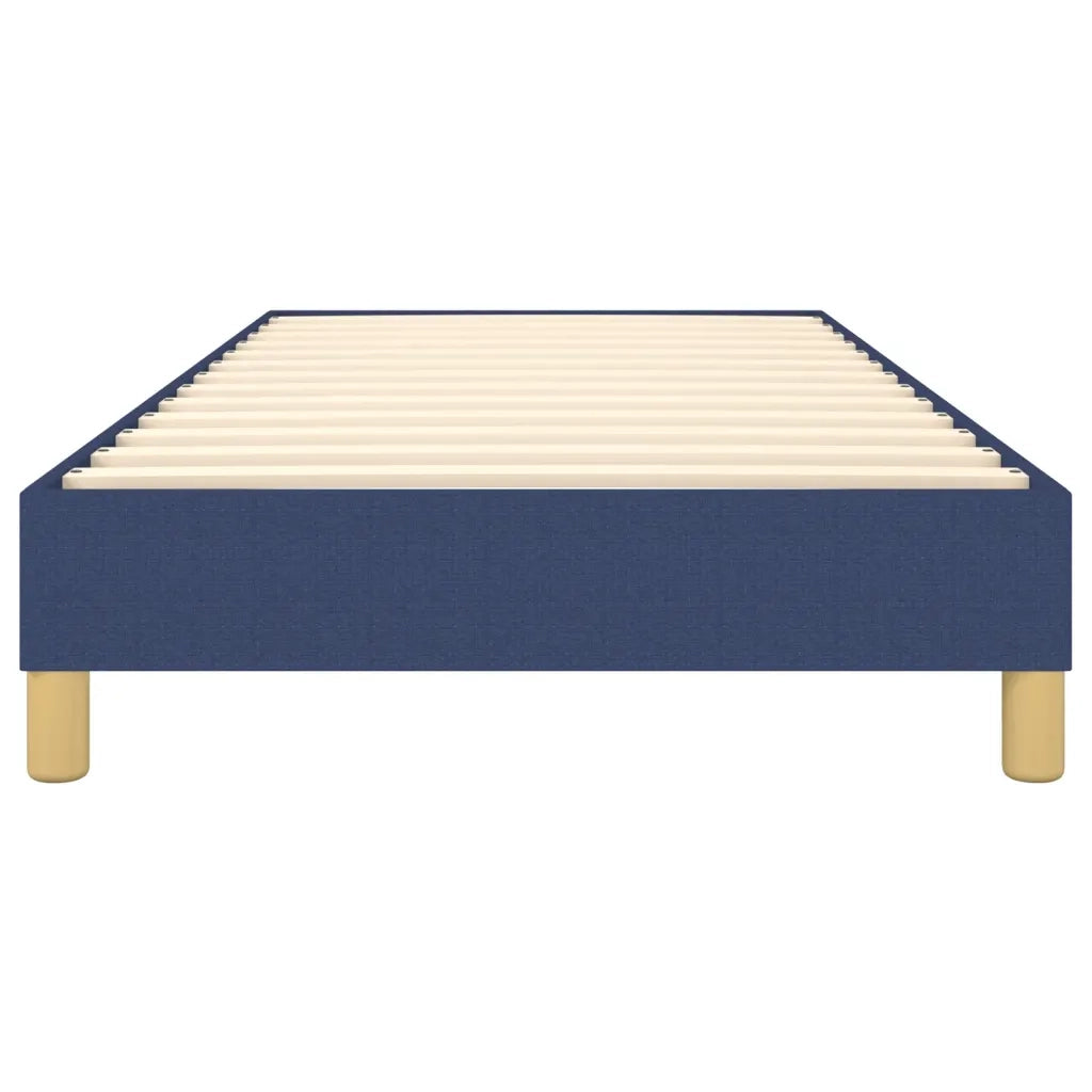 Struttura Letto a Rete a Molle Blu 90x200 cm in Tessuto 3120588