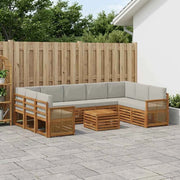 Set divani Legno di Acacia Massello 3384867