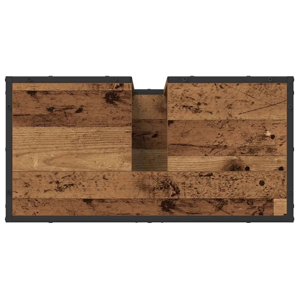 Armadio per Lavabo da Bagno Legno vecchio 65 x 33 x 60 cm 883614