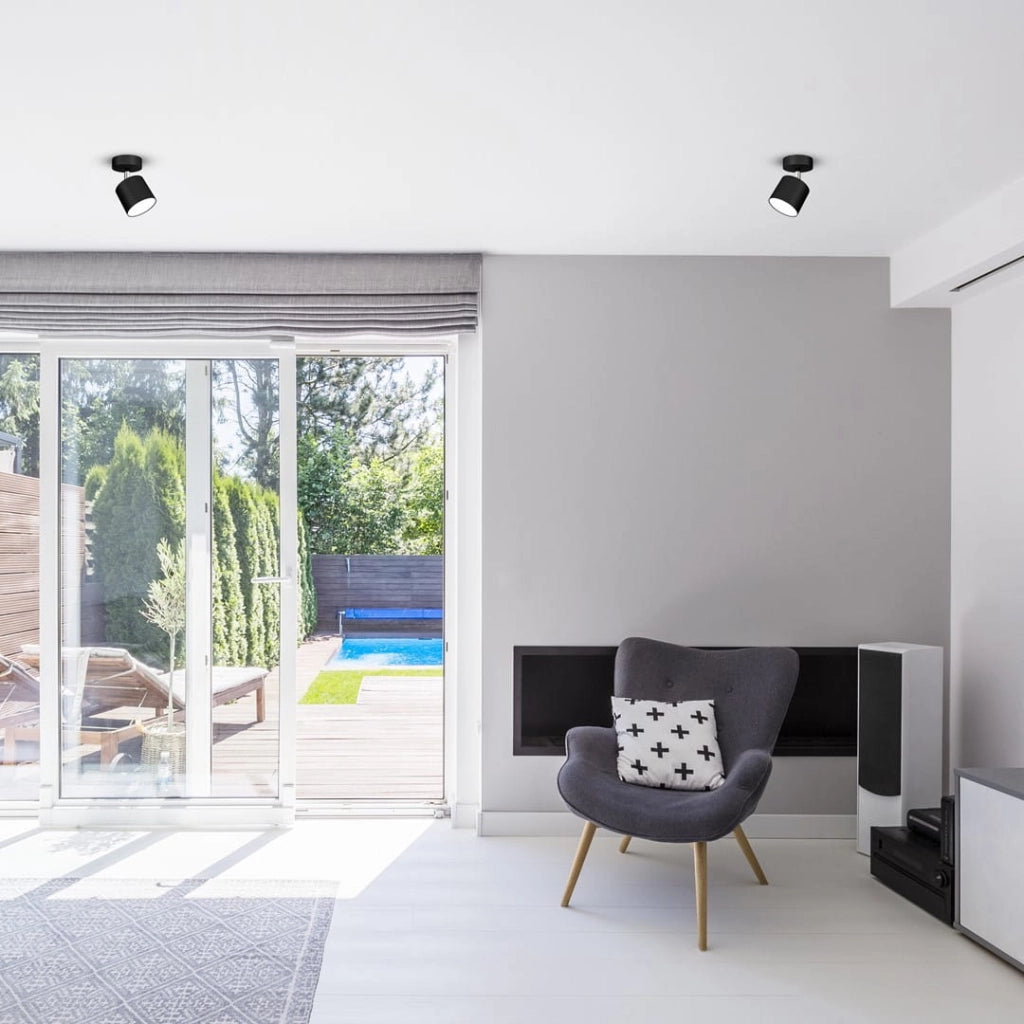 Faretto parete/soffitto Dixie 1xGX53 20W nero Milagro