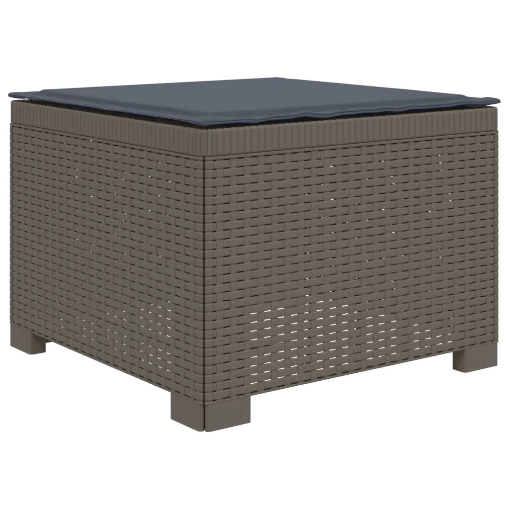 Divano da esterno-Divano da Giardino 3 posti con cuscini in look rattan PP 778197