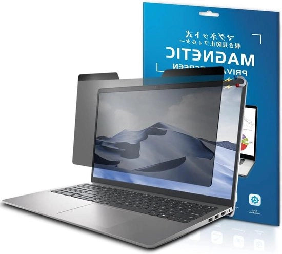 Filtro di privacy anti-hacking per laptop 15.6 pollici - magnetico - anti-luce blu - attacco rapido - riutilizzabile - pellicola di protezione della privacy - rapporto 16:9