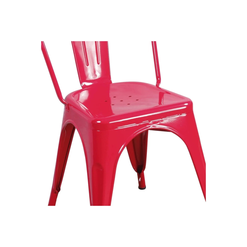 LÚZETE - SILLA JOSEPHINE ROJA INDUSTRIAL