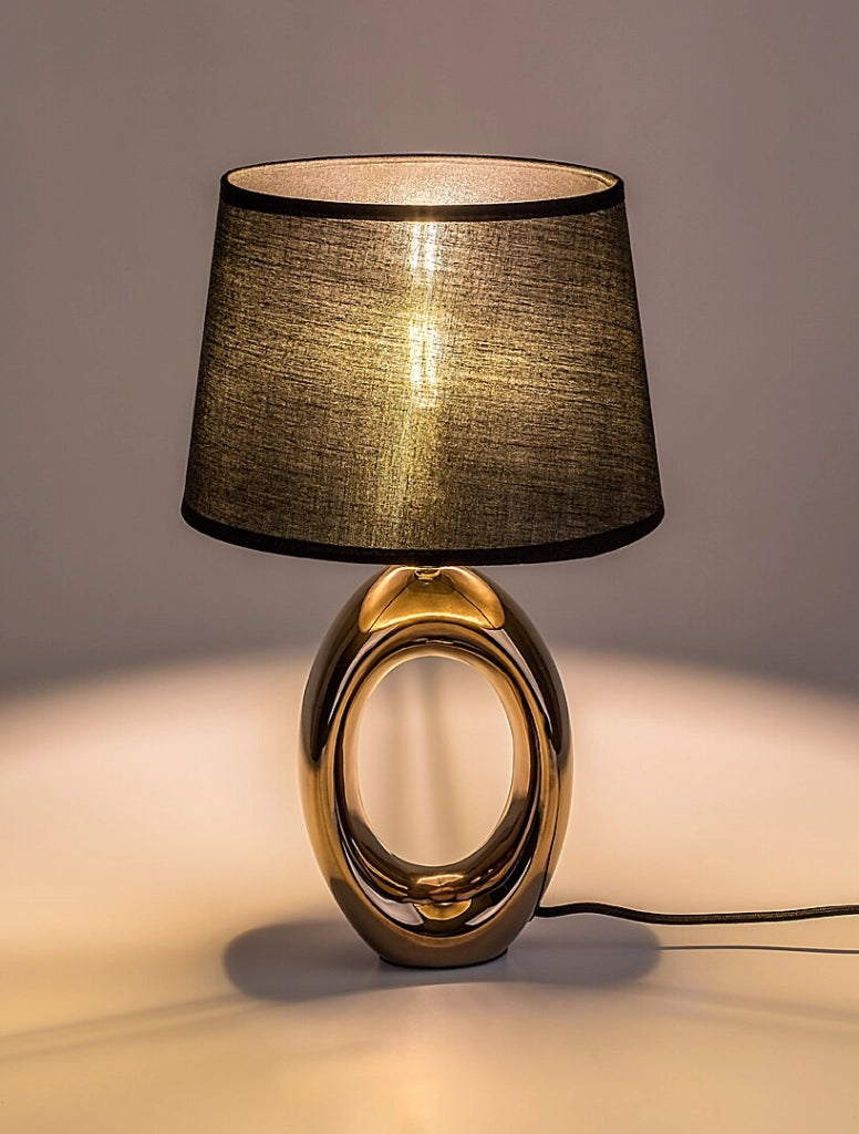 Lampada da tavolo Dalora 1xE14 marrone nero Rabalux