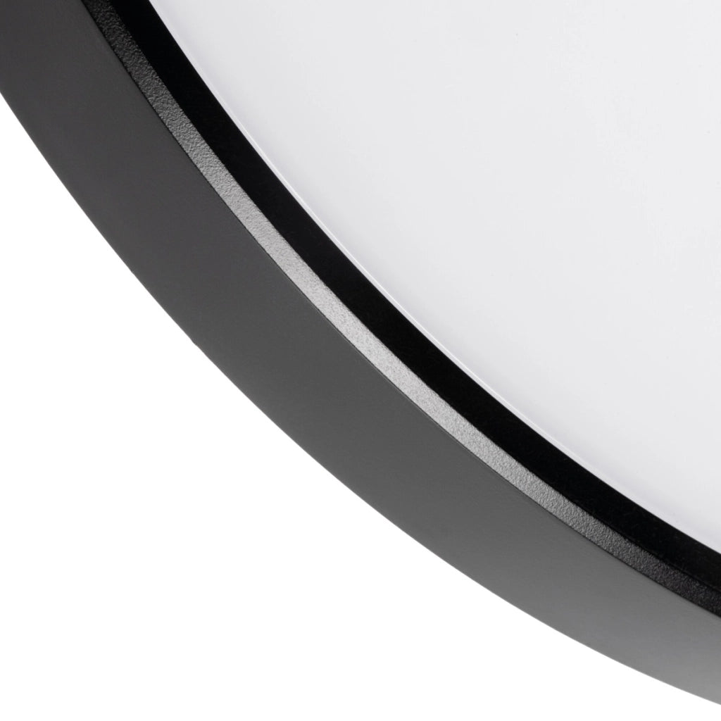 Plafoniera LED smart 20W nera tonda Ø39 CCT Kanlux