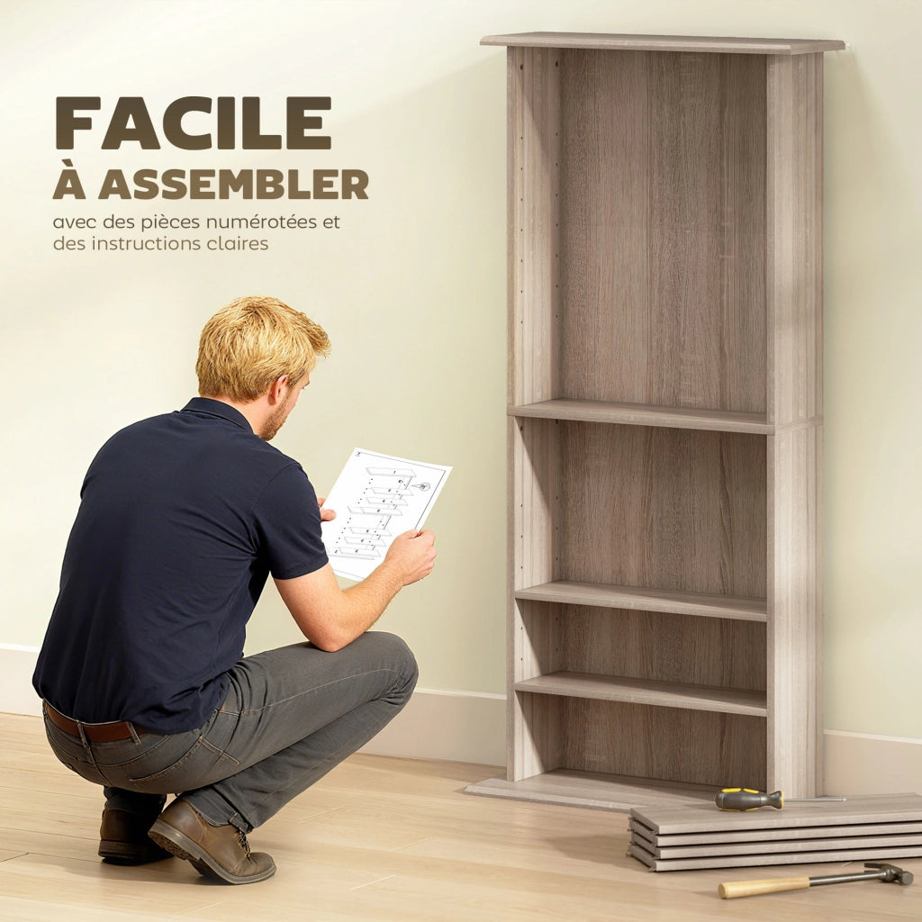 Libreria per CD e DVD ¨C zephmum ¨C Naturale