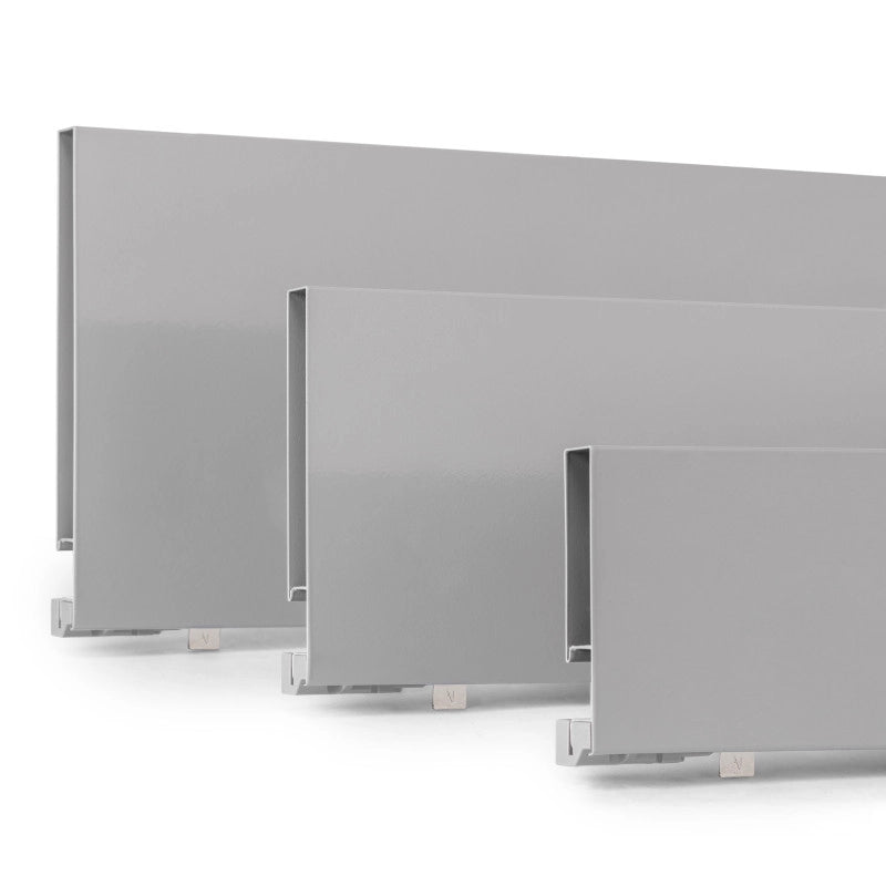 Cassetto esterno Vertex 40kg altezza 178mm, profondità 450mm, Acciaio, Grigio verniciato