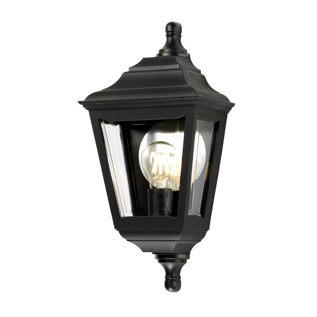 Applique esterna classica nera E27 60W Kerry Elstead IP44