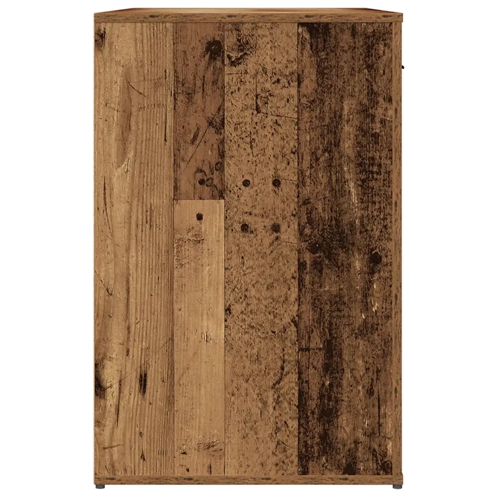 Scrivania | Tavolo da Ufficio Legno Antico 100x49x75 cm in Legno Multistrato