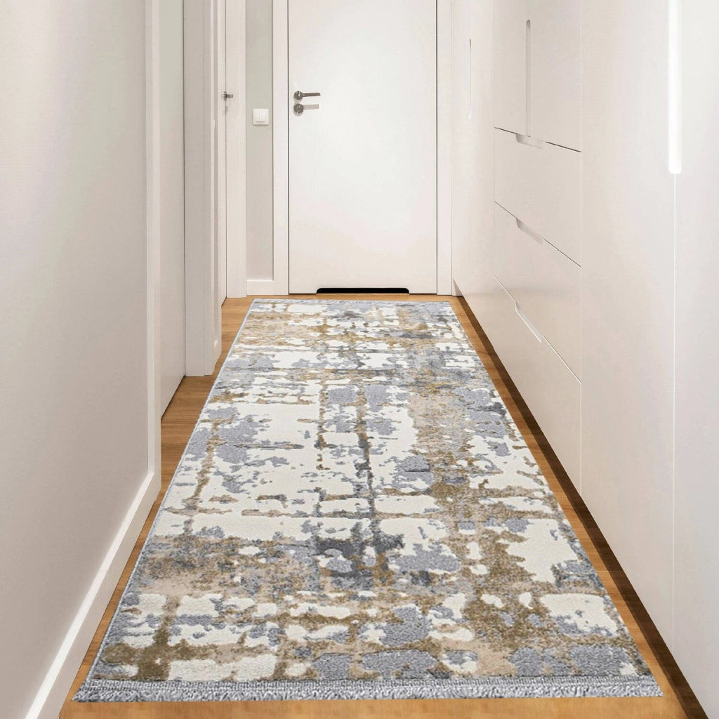 Delaware, Tappeto Materiale Struttura in Plastica, 200x120 cm Grigio