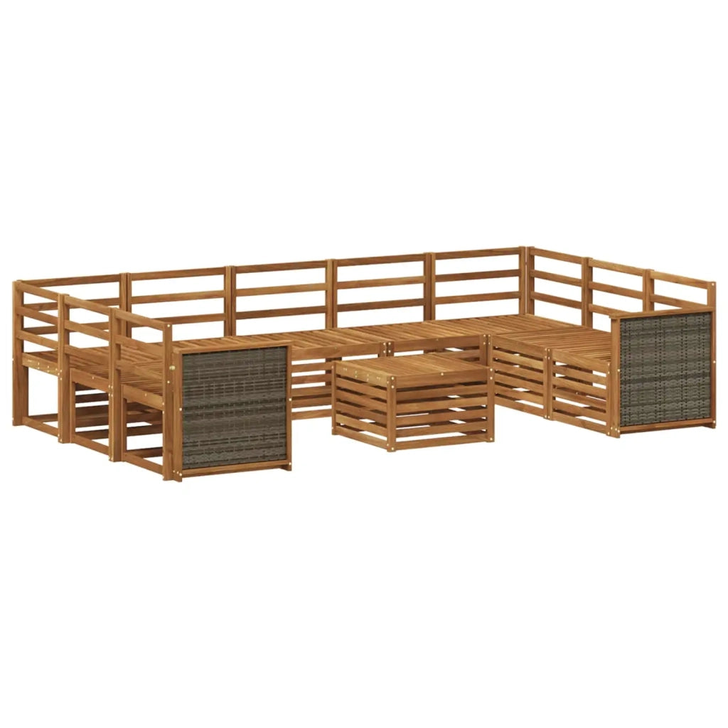 Set divani Legno di Acacia Massello 3384855