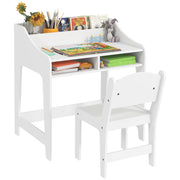 Scrivania per bambini con sedia ¨C Minimal ¨C bianco