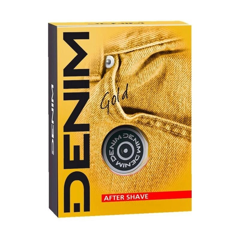 DENIM AFTER SHAVE DOPOBARBA 100ML GOLD FRESCA LOZIONE TONIFICANTE E RIVITALIZZANTE