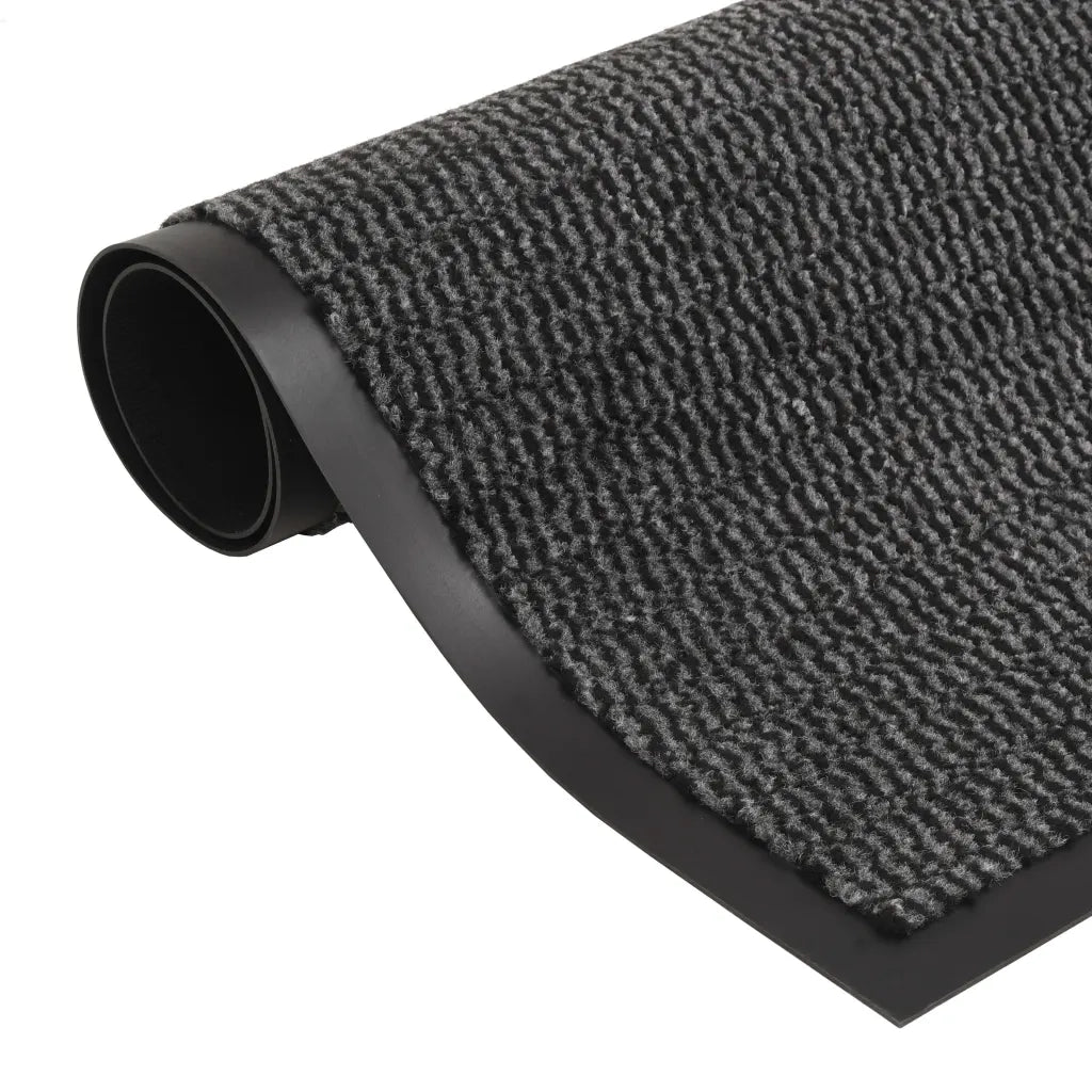 Zerbino | Tappeti Antipolvere 2 pz Trapuntati 60x90 cm Antracite
