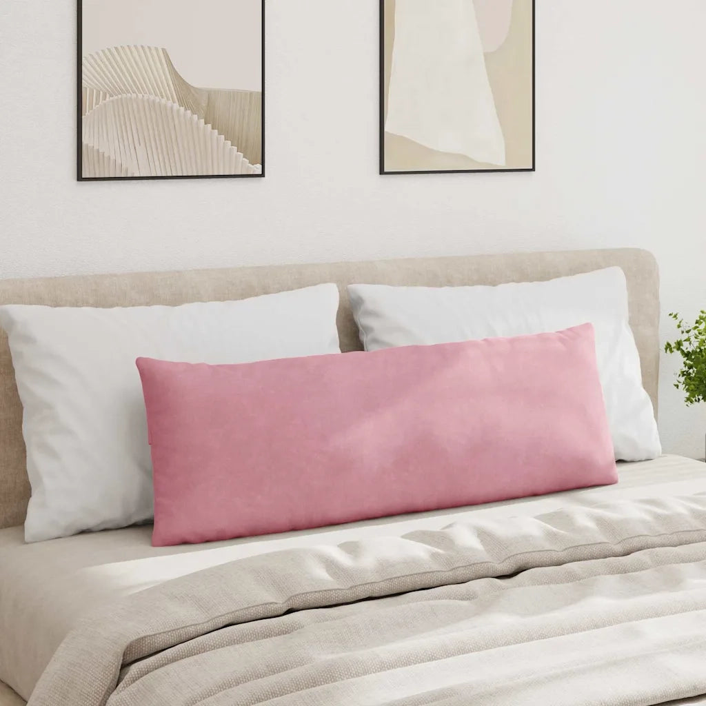 Cuscini da Divano 2 pz | Cuscini per sedie Rosa 120 x 40 cm Tessuto in Cords