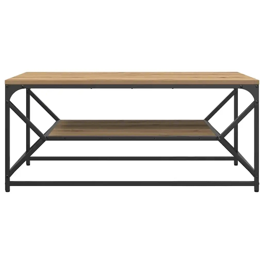 Tavolino da salotto Rovere artigianale 90 x 50 x 40 cm 868236