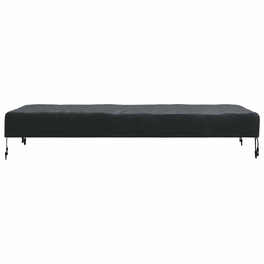 Copertura Tavolo Tinta unita Nero 122 x 72 x 15 cm Tessuto 4106095
