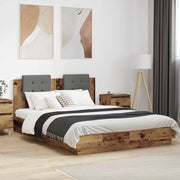 Struttura letto con testata Legno vecchio 120 x 200 cm 3416346